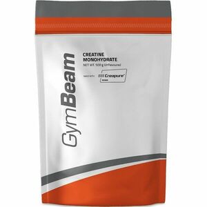 GymBeam Creatine Monohydrate podpora sportovního výkonu příchuť Unflavoured 500 g obraz