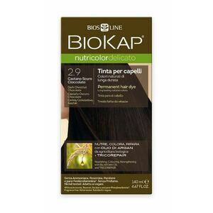 Biokap Nutricolor Delicato - Barva na vlasy 2.90 Kaštanovo čokoládová tmavá 140 ml obraz
