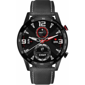 Wotchi Smartwatch WO95BL - Black Leather obraz