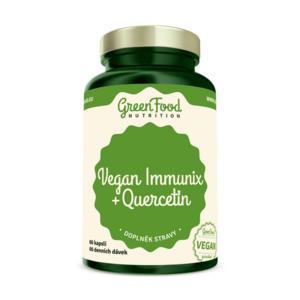 GreenFood Nutrition Vegan Immunix + Quercetin 60 kapslí obraz