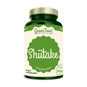GreenFood Nutrition Shiitake extract 90 kapslí obraz