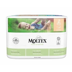 Moltex Dětské plenky Pure & Nature Mini 3-6 kg, 38ks obraz