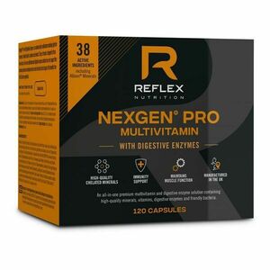 Reflex Nutrition Nexgen PRO multivitamin Digestive Enzymes 120 kapslí obraz