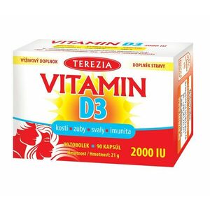 Terezia Vitamin D3 2000 IU 90 tobolek obraz