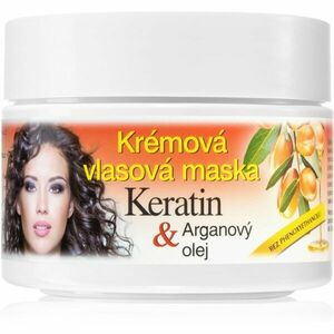 Bione Cosmetics Keratin + Arganový olej regenerační maska na vlasy 260 ml obraz