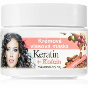 Bione Cosmetics Keratin + Kofein krémová maska na vlasy 260 ml obraz