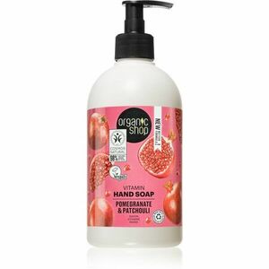 Organic Shop Pomegranate & Patchouli pečující tekuté mýdlo na ruce s pumpičkou 500 ml obraz