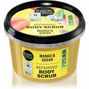 Organic Shop Mango & Sugar tělový peeling pro hedvábnou pokožku 250 ml obraz