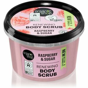 Organic Shop Raspberry & Sugar jemný tělový peeling 250 ml obraz