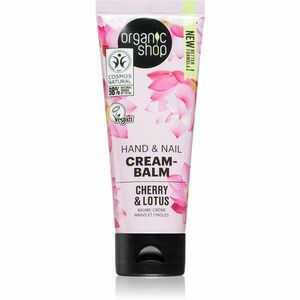 Organic Shop Cherry & Lotus posilující balzám na ruce a nehty 75 ml obraz