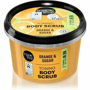 Organic Shop Orange & Sugar tonizační peeling na tělo 250 ml obraz