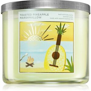 Bath & Body Works Toasted Pineapple Marshmallow vonná svíčka 411 g obraz