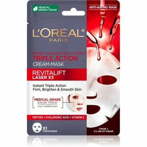 L’Oréal Paris Revitalift Laser X3 plátýnková maska proti stárnutí pleti 28 g obraz