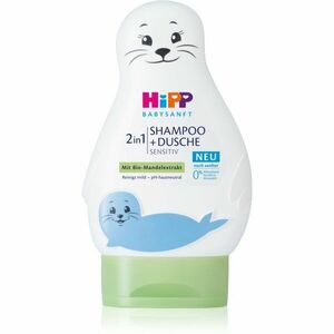Hipp Babysanft Sensitive dětský šampon na tělo a vlasy Seal 200 ml obraz