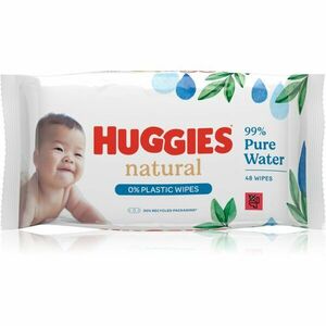 Huggies Natural Pure Water vlhčené ubrousky pro děti 48 ks obraz