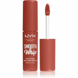 NYX Professional Makeup Smooth Whip Matte Lip Cream sametová rtěnka s vyhlazujícím efektem odstín 07 Pushin' Cushion 4 ml obraz