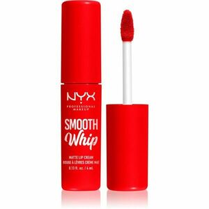 NYX Professional Makeup Smooth Whip Matte Lip Cream sametová rtěnka s vyhlazujícím efektem odstín 12 Icing On Top 4 ml obraz