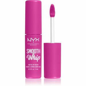 NYX Professional Makeup Smooth Whip Matte Lip Cream sametová rtěnka s vyhlazujícím efektem odstín 20 Pom Pom 4 ml obraz