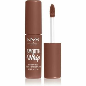 NYX Professional Makeup Smooth Whip Matte Lip Cream sametová rtěnka s vyhlazujícím efektem odstín 24 Memory Foam 4 ml obraz
