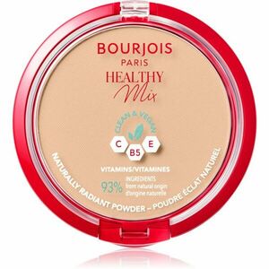 Bourjois Healthy Mix matující pudr pro zářivý vzhled pleti odstín 04 Golden Beige 10 g obraz