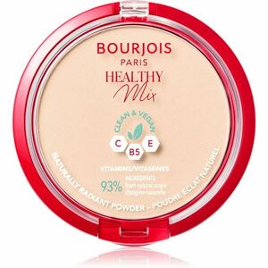 Bourjois Healthy Mix matující pudr pro zářivý vzhled pleti odstín 01 Ivory 10 g obraz