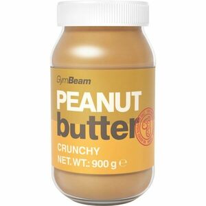 GymBeam Peanut Butter Crunchy 100% ořechový krém 900 g obraz