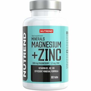 Nutrend Minerals Magnesium + Zinc tablety pro podporu činnosti nervové soustavy 60 tbl obraz