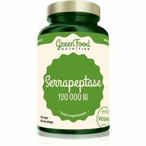 GreenFood Nutrition Serrapeptase 120 000 IU podpora správného fungování organismu 60 cps obraz