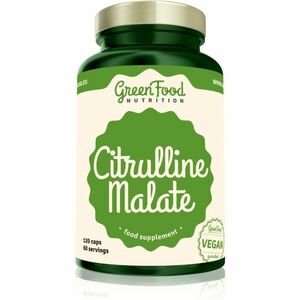 GreenFood Nutrition Citrulline Malate podpora sportovního výkonu 120 cps obraz