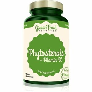 GreenFood Nutrition Phytosterols + Vitamin B5 podpora normální funkce oběhového systému 60 cps obraz