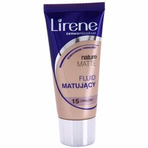 Lirene Nature Matte matující fluidní make-up pro dlouhotrvající efekt odstín 15 Tanned 30 ml obraz