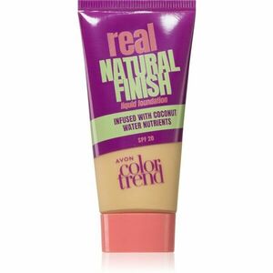 Avon ColorTrend Real Natural Finish lehký matující make-up SPF 20 odstín Nude 30 ml obraz