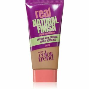 Avon ColorTrend Real Natural Finish lehký matující make-up SPF 20 odstín Desert Beige 30 ml obraz