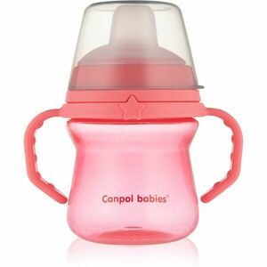 canpol babies FirstCup 150 ml hrnek Pink 6m+ 150 ml obraz