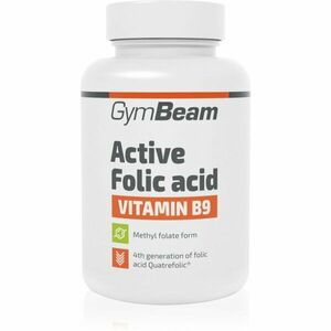 GymBeam Active Folic Acid (Vitamin B9) podpora imunity 60 cps obraz