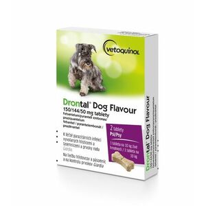 Drontal Dog Flavour 150/144/50 mg 2 tablety obraz