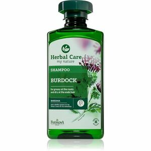 Farmona Herbal Care Burdock šampon pro mastnou vlasovou pokožku a suché konečky 330 ml obraz