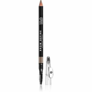 MUA Makeup Academy Brow Define dlouhotrvající tužka na obočí s kartáčkem odstín Fair 1, 2 g obraz