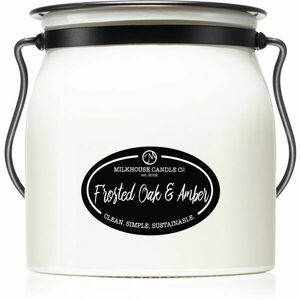 Milkhouse Candle Co. Creamery Frosted Oak & Amber vonná svíčka Butter Jar 454 g obraz