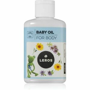 Leros BIO Baby oil divoký tymián & měsíček masážní olej pro dětskou pokožku 100 ml obraz