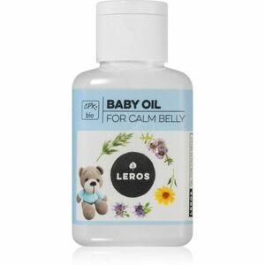 Leros BIO Baby oil Klidné bříško, divoký tymián & kopr olej na masáž bříška kojence 60 ml obraz