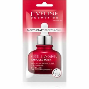 Eveline Cosmetics Face Therapy Collagen krémová maska pro obnovu pevnosti pleti 8 ml obraz