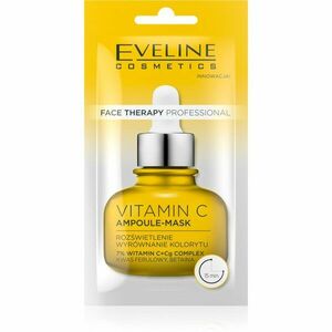 Eveline Cosmetics Face Therapy Vitamin C krémová maska pro rozjasnění pleti 8 ml obraz