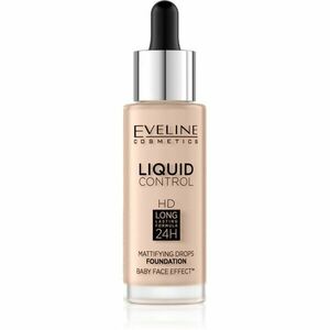 Eveline Cosmetics Liquid Control tekutý make-up s pipetou odstín 002 Soft Porcelain 32 ml obraz