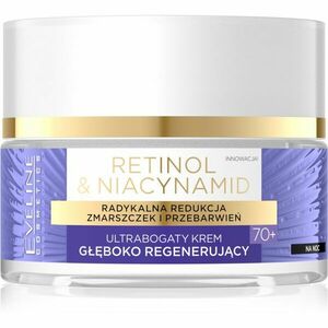 Eveline Cosmetics Retinol & Niacynamid hloubkově regenerační noční krém 70+ 50 ml obraz