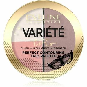 Eveline Cosmetics Variété Trio konturovací paletka 3 v 1 odstín 01 Light 10 g obraz