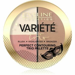 Eveline Cosmetics Variété Trio konturovací paletka 3 v 1 odstín 02 Medium 10 g obraz