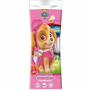 Nickelodeon Paw Patrol Shower gel& Shampoo 2in1 šampon a sprchový gel pro děti Strawberry 300 ml obraz
