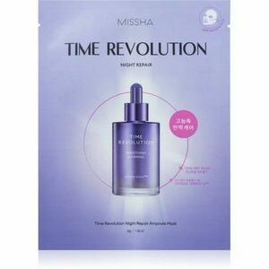 Missha Time Revolution Night Repair Ampoule plátýnková maska proti vráskám 30 g obraz