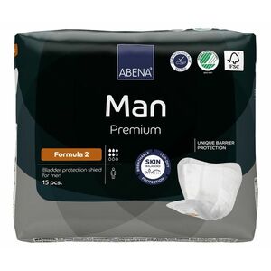 Abena Man Premium Formula 2 inkontinenční vložky pro muže 15 ks obraz